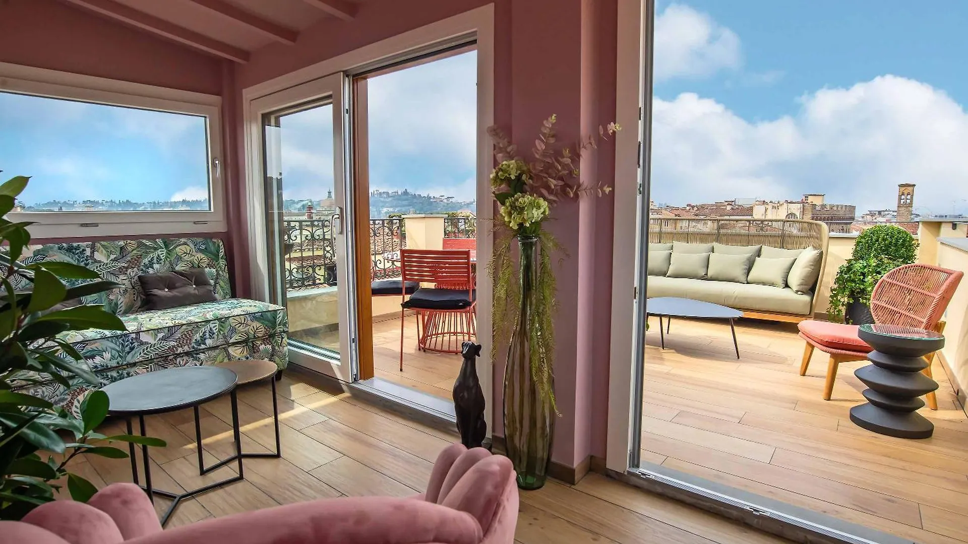 Acciaiuoli Penthouse Florence Terrace View Olaszország